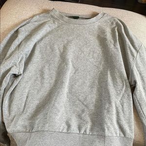 Gray crewneck